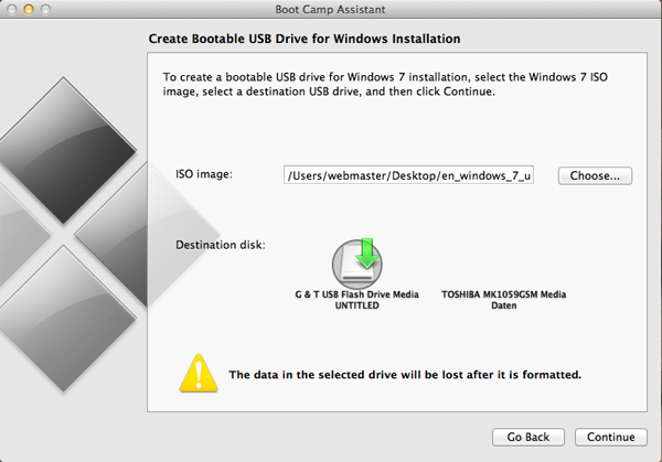 How To Make A Windows 7 Bootable Usb For Mac