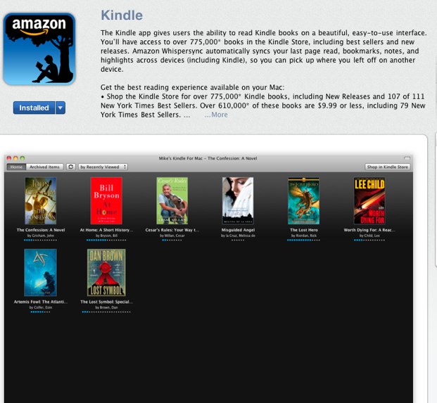 Amazon Kindle Reader App For Mac